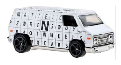Hotwheels Hot Wheels Diecast Model Car 2022 16/250 70`s Van Art Car 1/64 scale
