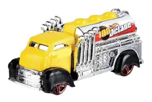 Hotwheels Hot Wheels Diecast Model Car 2020 190/250 Fast Gassin Tanker Truck `100 Octane` Metro new