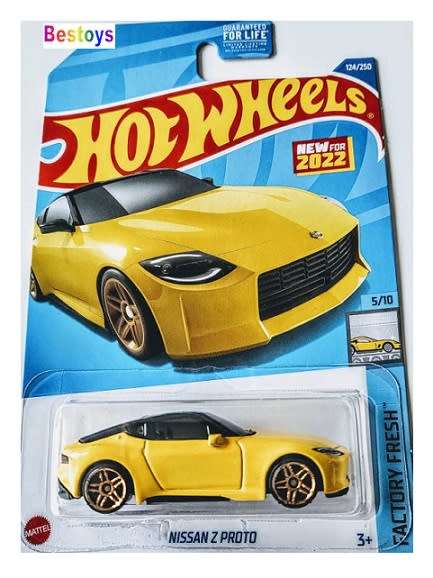 Hotwheels Hot Wheels Diecast Model Car First Edition 2022 124/250 Nissan Z Proto Factory Fresh 1/64