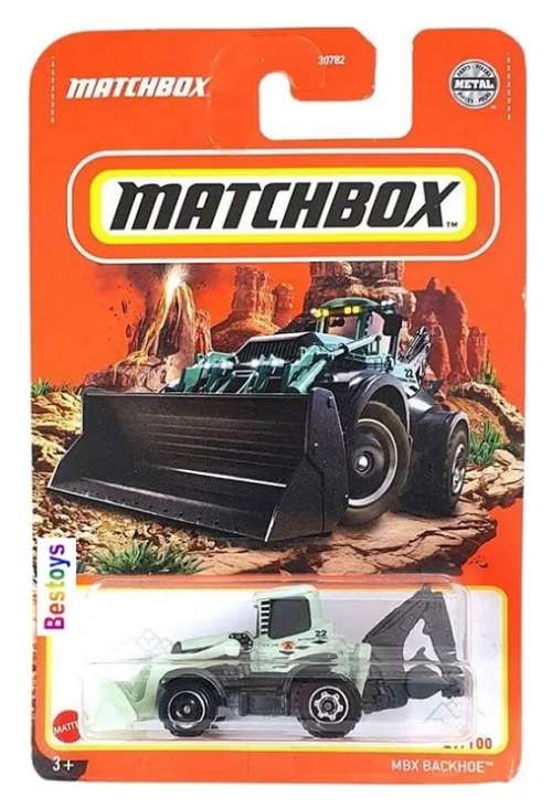 Matchbox Diecast Model 2022 29/100 MBX Backhoe Construction Farm new in pack