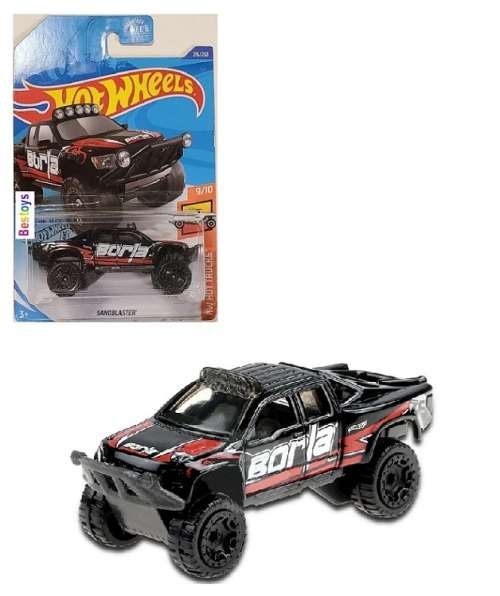 Hotwheels Hot Wheels Diecast Model Car 2020 215/250 Sandblaster `Borla` Hot Trucks 1/64 scale new