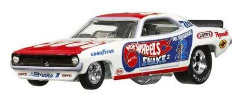 Hotwheels Hot Wheels Diecast Model Car Culture Team Transport Plymouth Cuda FC 1972 + Retro Rig Truc