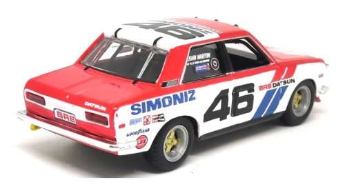 Bburago Model Car 38301 Datsun 510 BRE No 46 `Simoniz` Motorsport Morton 1/43 scale