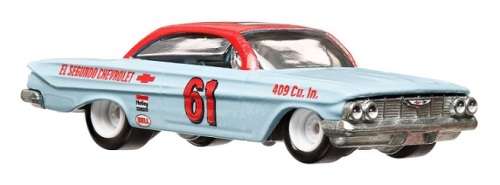 Hot Wheels Hotwheels Car Culture Team Transport Chevy Impala 1961 No 61 + Chevy Ramp Truck