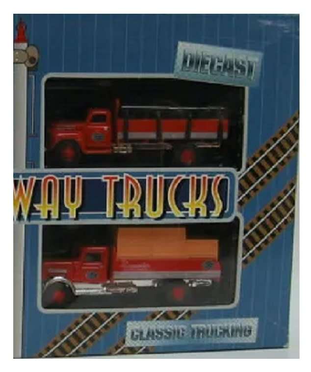 IMEX Diecast Classic Railway Trucks Set 4 pce 1/87 HO railway scale new in pack