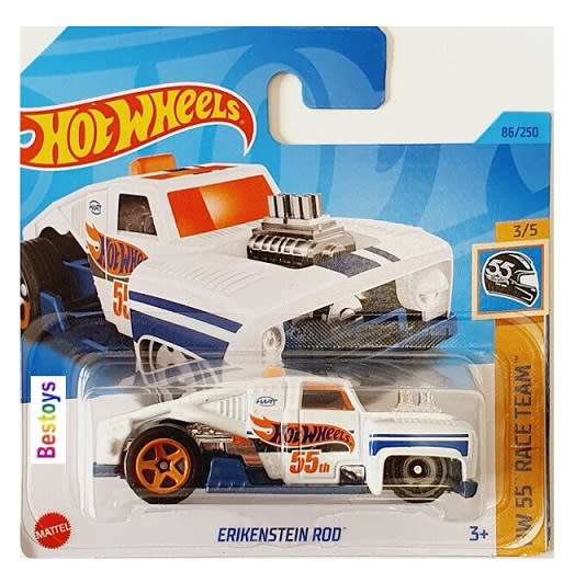 Hotwheels Hot Wheels Diecast Model Car 2023 86/250 Erikenstein Rod Race Team `55th`