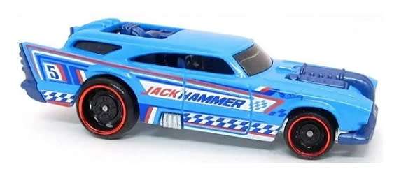 Hotwheels Hot Wheels Diecast Model Car 2023 200/250 Jack Hammer Wagons 1/64 scale