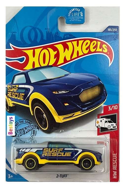 Hotwheels Hot Wheels Diecast Model Car 2020 185/250 2 Tuff `Surf Rescue` 1/64 scale new