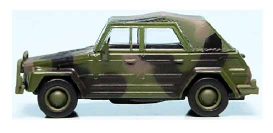Schuco Diecast Model Car 2643000 VW Volkswagen Type 181 Kubelwagen Military Bundeswehr 1/87 HO rail