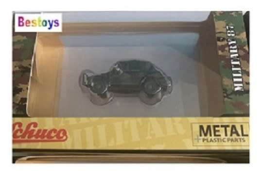 Schuco Diecast Model Car 2643000 VW Volkswagen Type 181 Kubelwagen Military Bundeswehr 1/87 HO rail