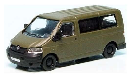 Schuco Diecast Model Car 2642600 VW Volkswagen Kombi T  5 T5 Bus Military Bundeswehr 1/87 HO railway