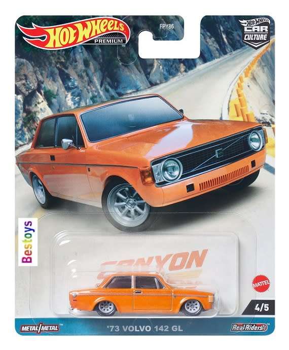 Hot Wheels Car Culture Canyon Warriors Volvo 142 GL 1973