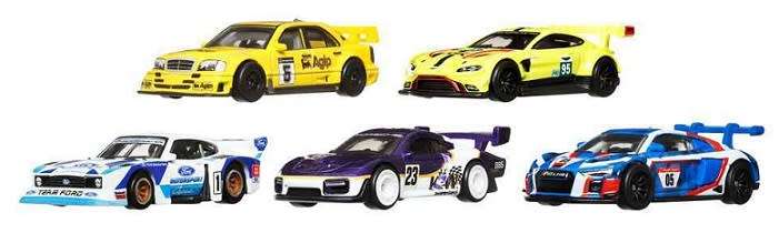 Hot Wheels Hotwheels Car Culture Race Day Set Mercedes Ford Capri Porsche Audi Aston Martin