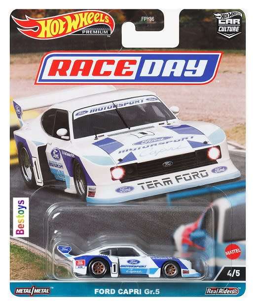 Hot Wheels Hotwheels Car Culture Race Day Set Mercedes Ford Capri Porsche Audi Aston Martin