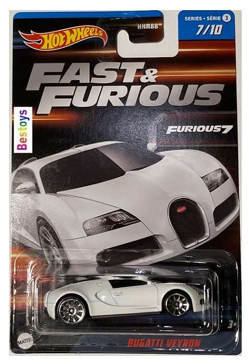 Hotwheels Hot Wheels Diecast Model Car Set 3 Fast & Furious Honda Nissan Datsun Bugatti Mazda Acura