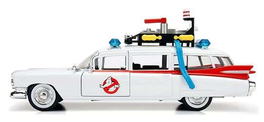 JADA 99731 ECTO 1 Ghostbusters Cadillac Movie Film TV 1/24