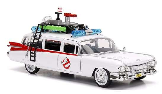 JADA 99731 ECTO 1 Ghostbusters Cadillac Movie Film TV 1/24
