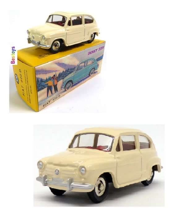DeAgostini Diecast Model Car Dinky Collection Fiat 600 D 600D No 520 1/43 scale new