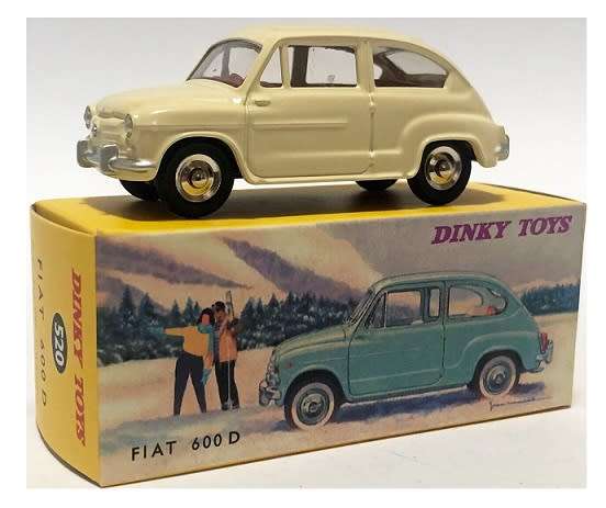 DeAgostini Diecast Model Car Dinky Collection Fiat 600 D 600D No 520 1/43 scale new