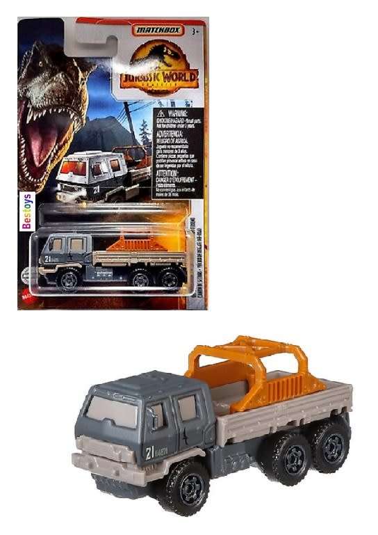 Matchbox Diecast Model Car Jurassic World Dominion Off Road Offroad Rescue Rig Truck new