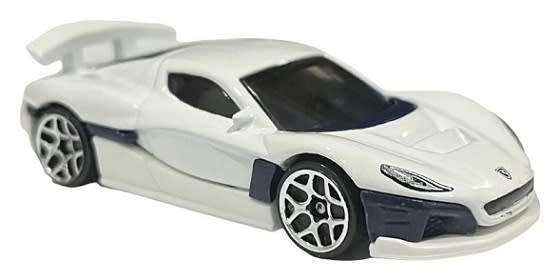 Hotwheels Hot Wheels Diecast Model Car 2023 70/250 Rimac Nevera Green Speed 1/64 scale