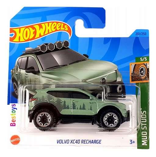 Hotwheels Hot Wheels Diecast Model Car 2023 201/250 Volvo XC 40 XC40 Recharge Mud Studs new