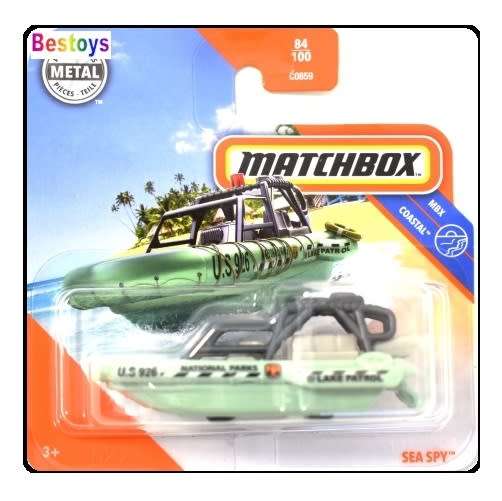Matchbox Model 2021 84/100 Sea Spy Boat Coastal