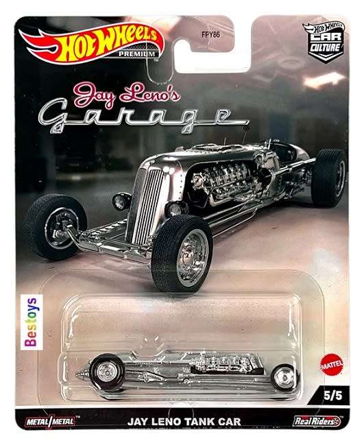 Hotwheels Hot Wheels Diecast Model Car Culture Jay Leno Set Mercedes Lamborghini Chevy McLaren Tank