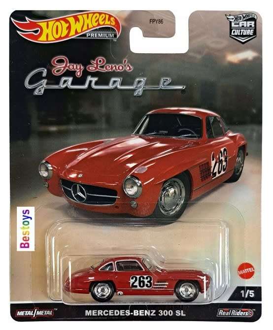 Hotwheels Hot Wheels Diecast Model Car Culture Jay Leno Set Mercedes Lamborghini Chevy McLaren Tank