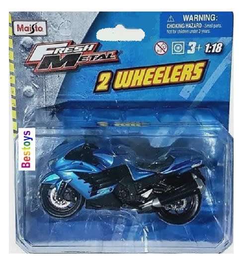 Maisto Diecast Model Motorcycle Bike Kawasaki Ninja ZX 14 R ZX14R 1/18 scale new