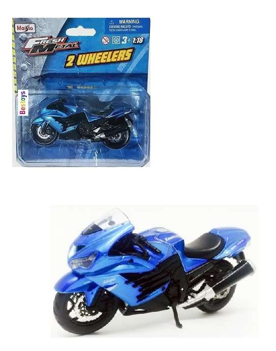 Maisto Diecast Model Motorcycle Bike Kawasaki Ninja ZX 14 R ZX14R 1/18 scale new