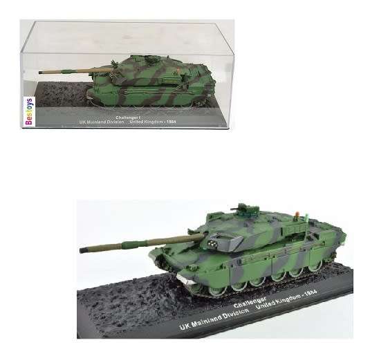 Military Tank Model Collection Challenger UK United Kingdom Mainland 1984 1/72 OO railway scale