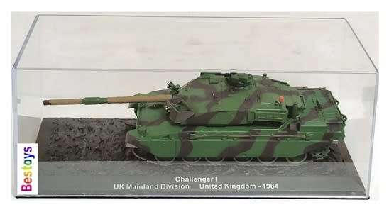 Military Tank Model Collection Challenger UK United Kingdom Mainland 1984 1/72 OO railway scale