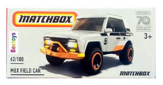 Matchbox Diecast Model Car Power Grab 2023 62/100 MBX Field Car 70th Anniversary 1/64 scale