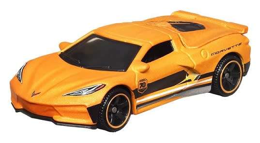 Matchbox Diecast Model Car Moving Parts Chevy Chevrolet Corvette 2020 70th Anniv 1/64 scale