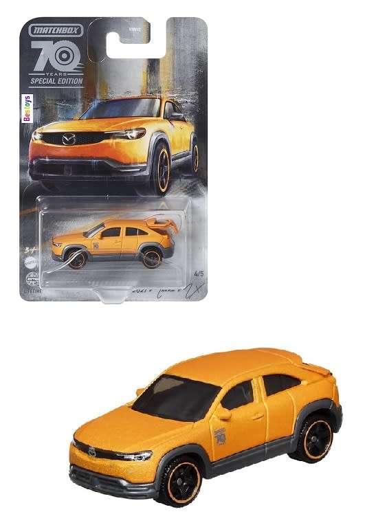Matchbox Diecast Model Car Moving Parts Mazda MX 30 MX30 2021 70th Anniversary 1/64 scale