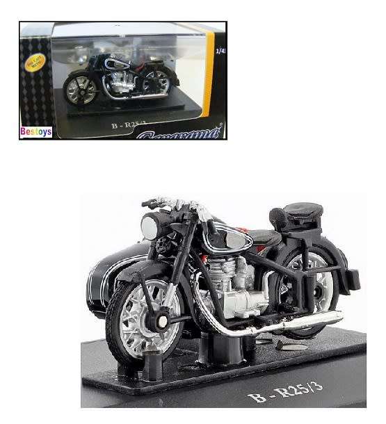 Cararama Hongwell Diecast Model Motorcycle Bike & Sidecar BMW R 25/3 R25/3 1/43 scale