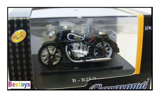 Cararama Hongwell Diecast Model Motorcycle Bike & Sidecar BMW R 25/3 R25/3 1/43 scale