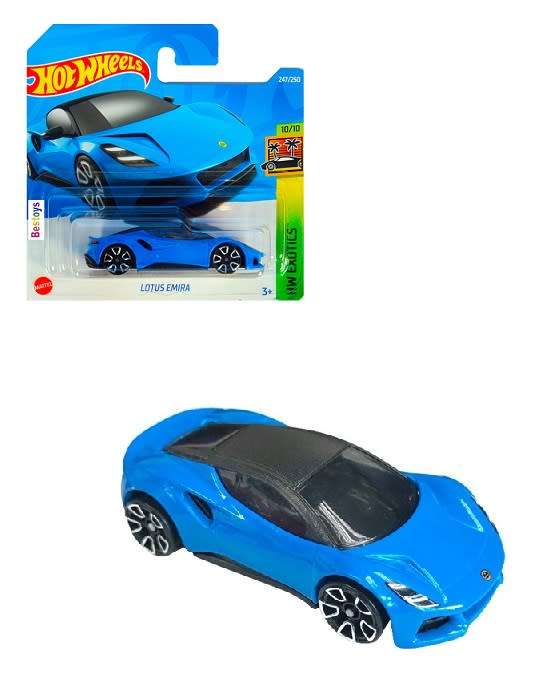 Hotwheels Hot Wheels Diecast Model Car 2022 247/250 Lotus Emira Exotics 1/64 scale