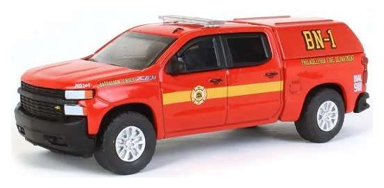 Greenlight Diecast Model Car Fire & Rescue Chevy Chevrolet Silverado Z71 2020 Philadelphia Pennsylva