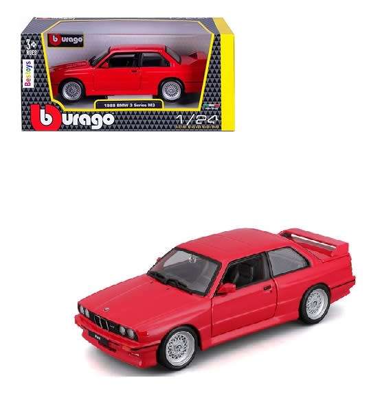Burago Diecast Model Car 21100 BMW 3 Series M 3 M3 E30 1988 1/24 scale new
