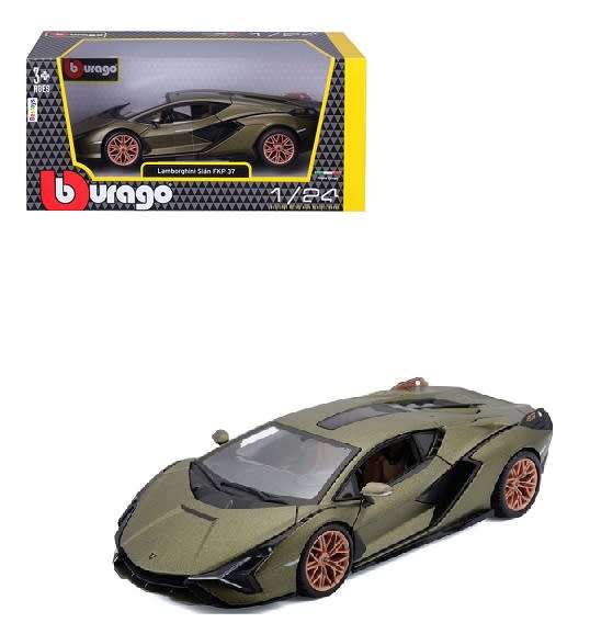 Burago Diecast Model Car 21099 Lamborghini Sian FKP 37 1/24 scale