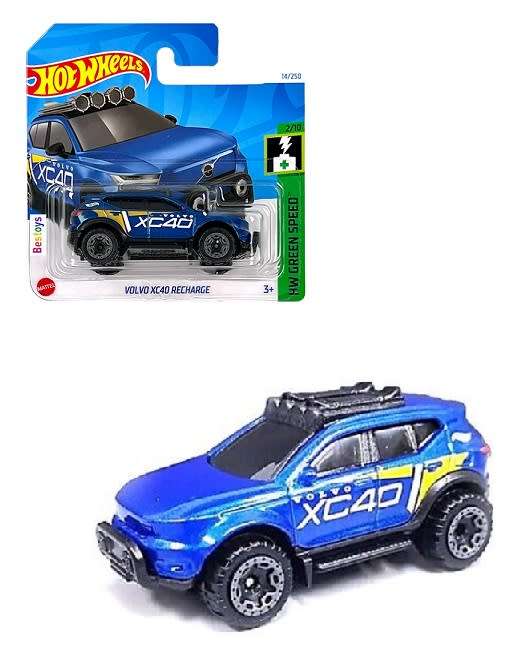 Hotwheels Hot Wheels Diecast Model Car 2024 14/250  Volvo XC 40 XC40 Recharge Green Speed 1/64 scale