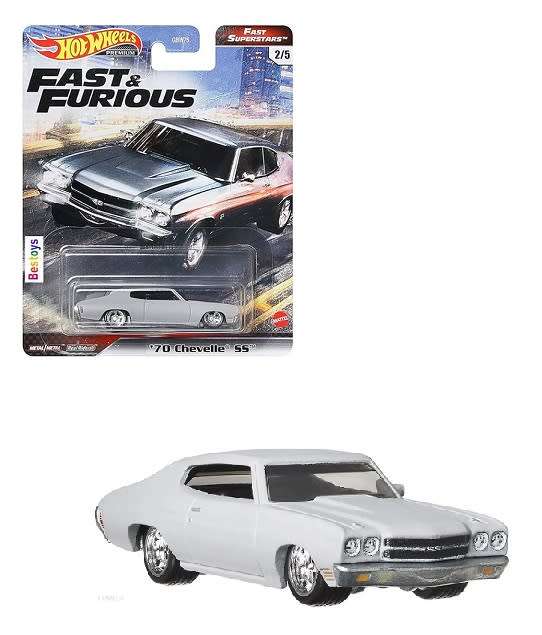 Hot Wheels Hotwheels Diecast Model Car Fast & Furious Fast Superstars Movie Chevy Chevelle SS 1970