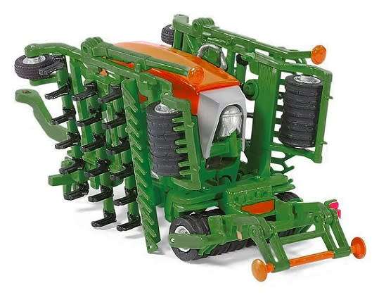 SIKU 1826 Claas Xerion Tractor + Amazone 6001 Seeder Farm Agricultural 1/87 HO railway scale new