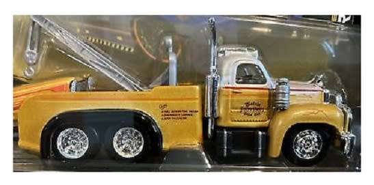 Maisto Elite Transport Mack B 61 B61 Recovery Tow Truck + Buick Riviera 1965 with suspension