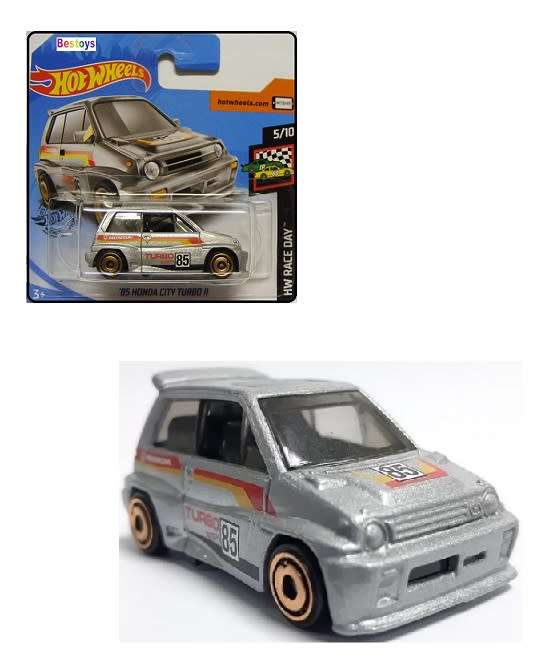 Hotwheels Hot Wheels Diecast Model Car 2020 11/250 Honda City Turbo 2 1985 No 85 Race Day 1/64 scale