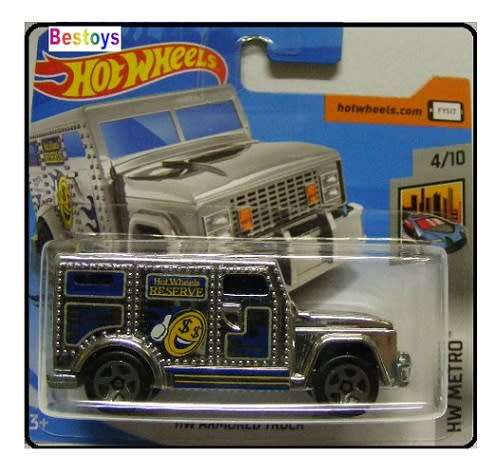 Hotwheels Diecast Model Car 2020 31/250 Armoured Truck Metro