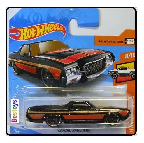 Hotwheels Hot Wheels Diecast Model Car 2019 29/250  Ford Ranchero 1972 Hot Trucks 1/64 scale