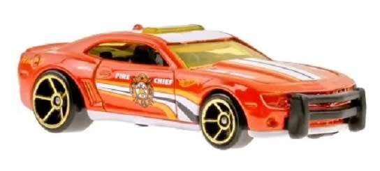 Hotwheels Hot Wheels Diecast Model Car 2023 203/250  Chevy Chevrolet Camaro SS 2010 `Fire Chief` Res